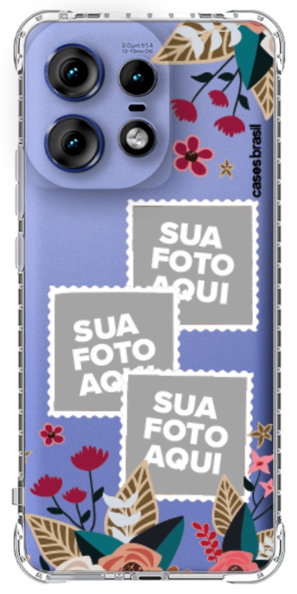 Capinha para Celular Recortes Floridos