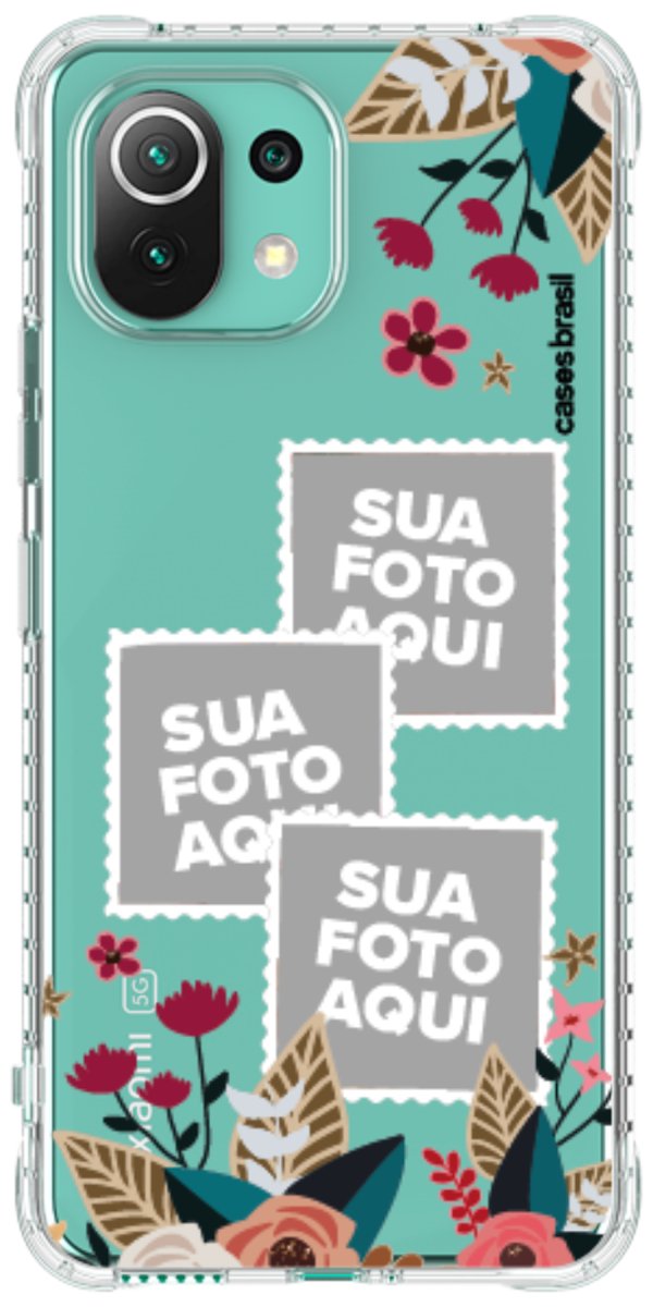 Capinha para Celular Recortes Floridos