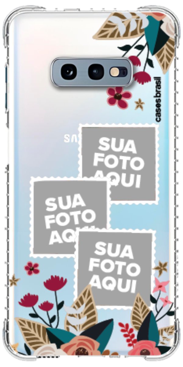 Capinha para Celular Recortes Floridos