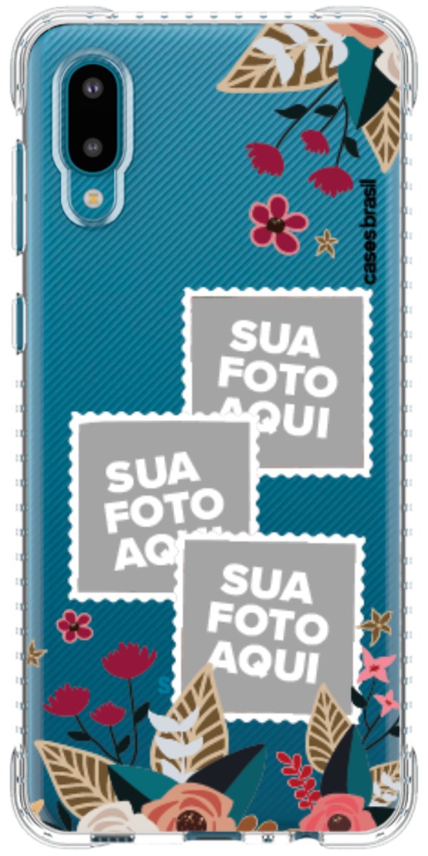 Capinha para Celular Recortes Floridos