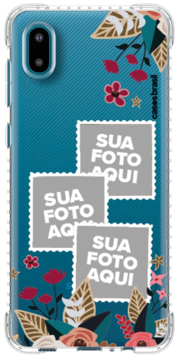 Capinha para Celular Recortes Floridos