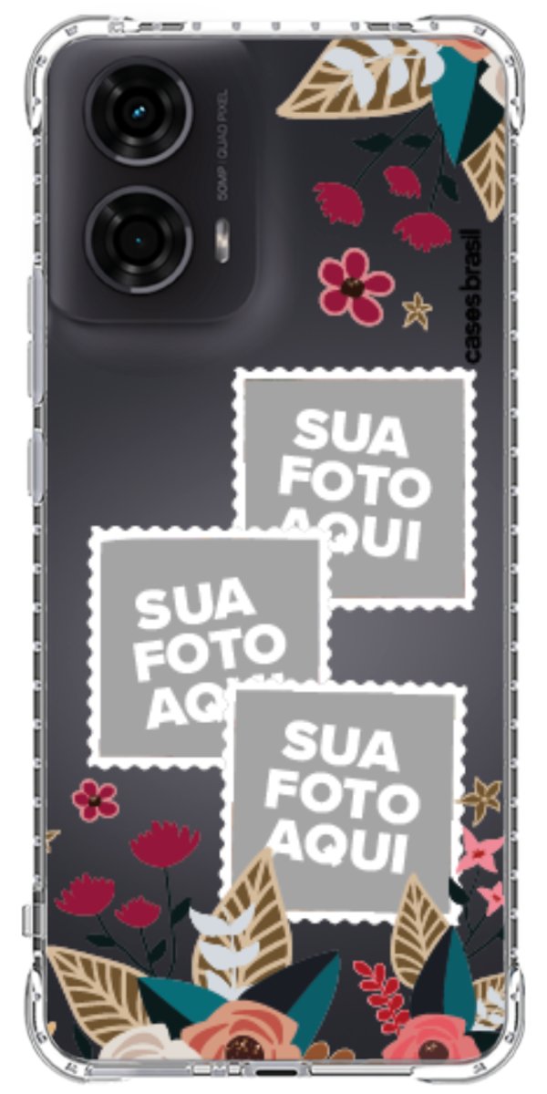 Capinha para Celular Recortes Floridos