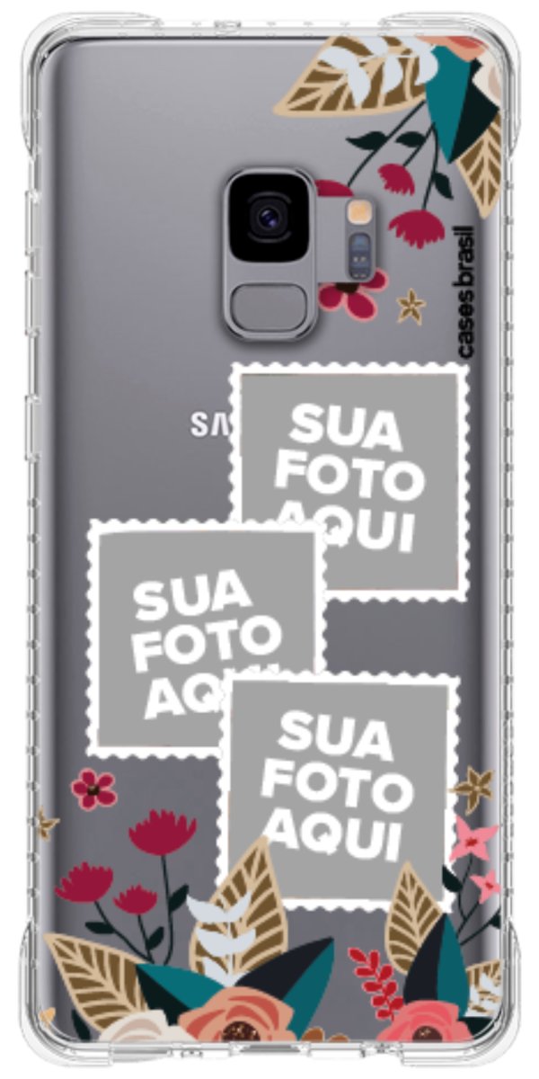 Capinha para Celular Recortes Floridos