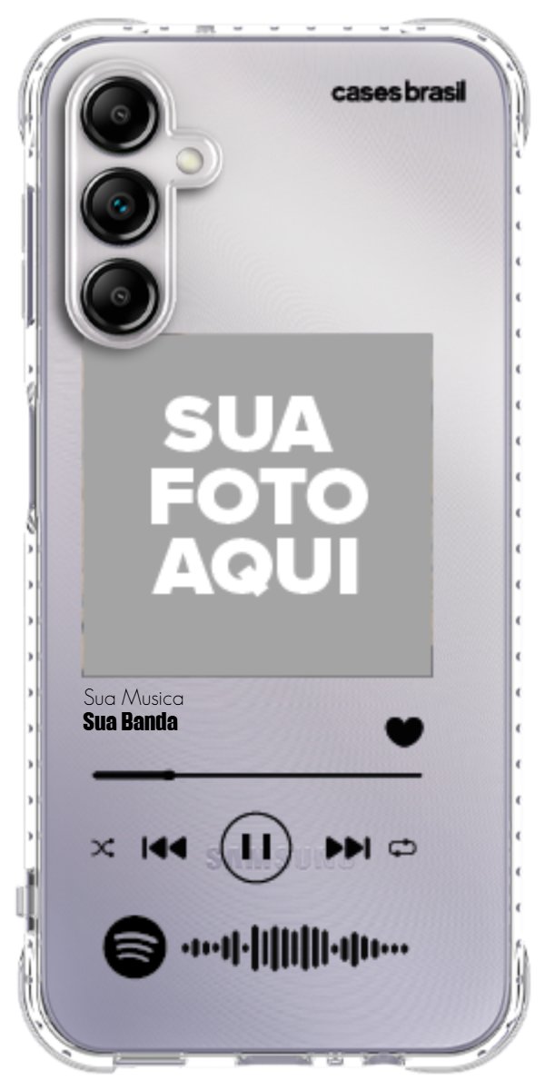 Capinha para Celular Polaroid com Sua Música