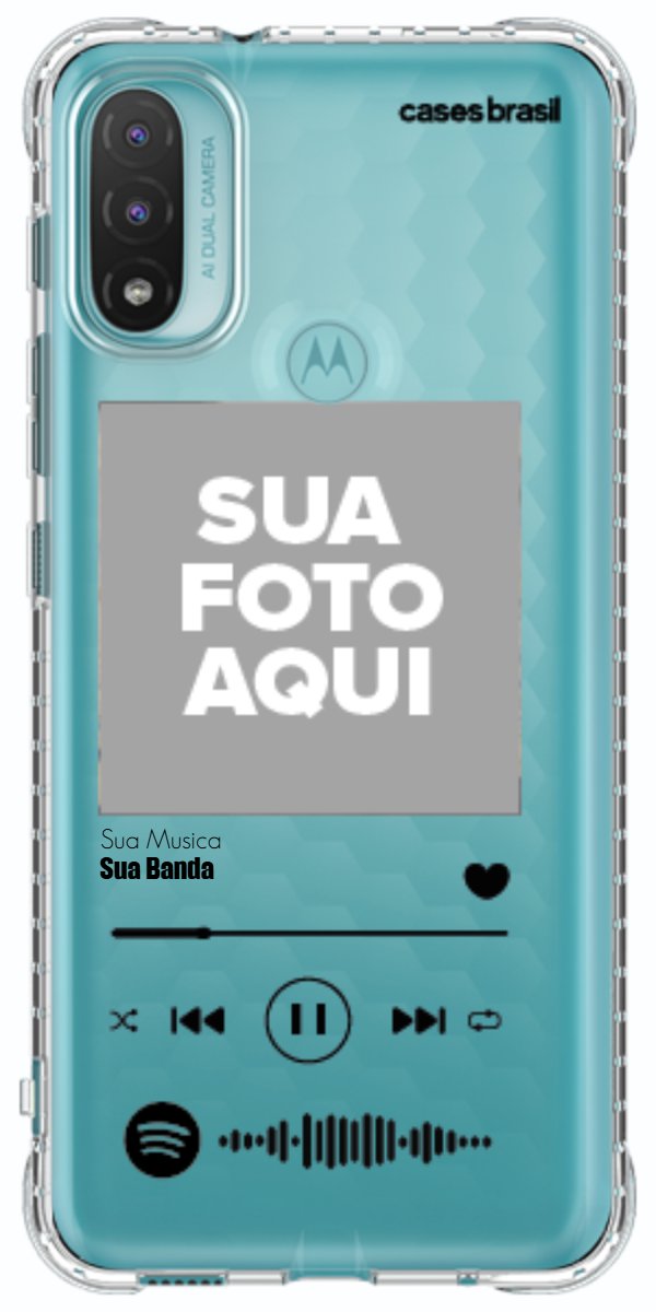 Capinha para Celular Polaroid com Sua Música