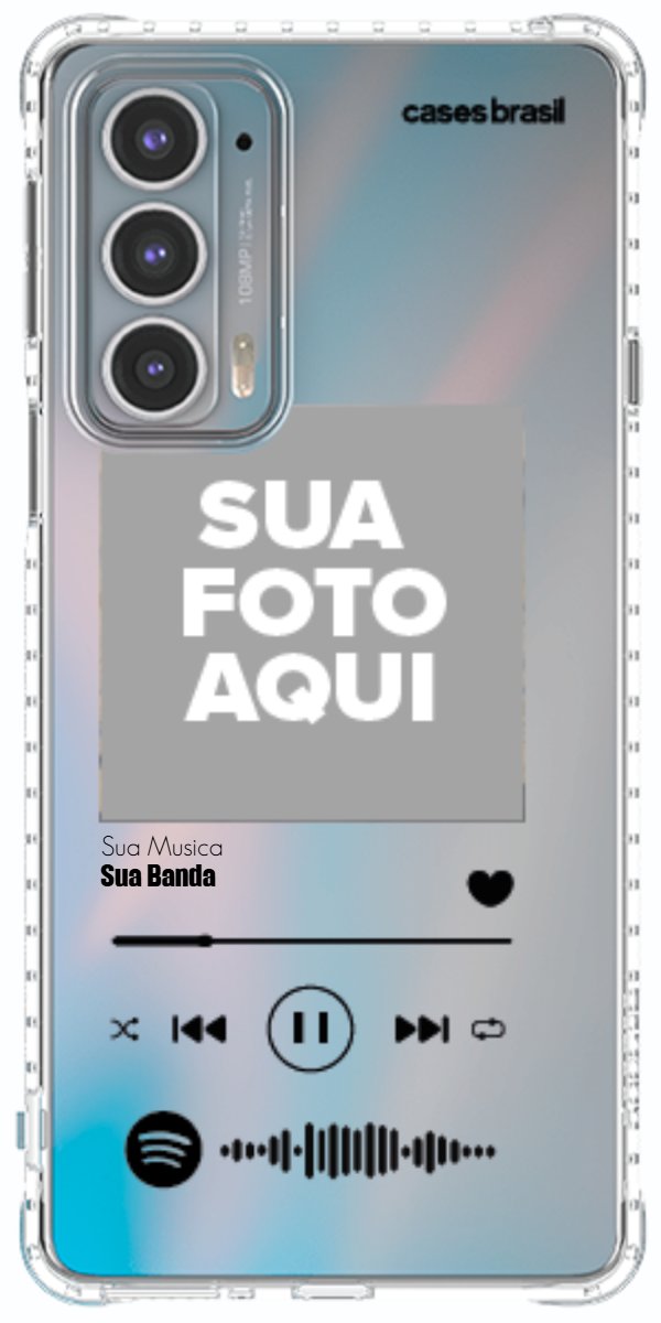 Capinha para Celular Polaroid com Sua Música