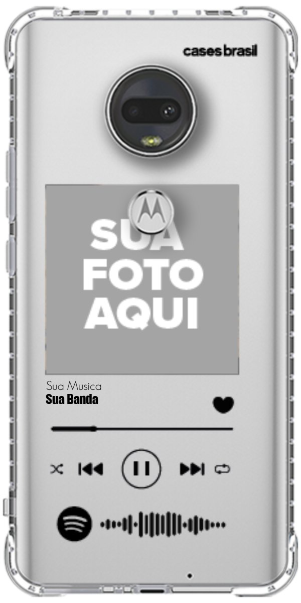 Capinha para Celular Polaroid com Sua Música