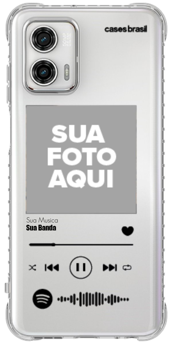 Capinha para Celular Polaroid com Sua Música