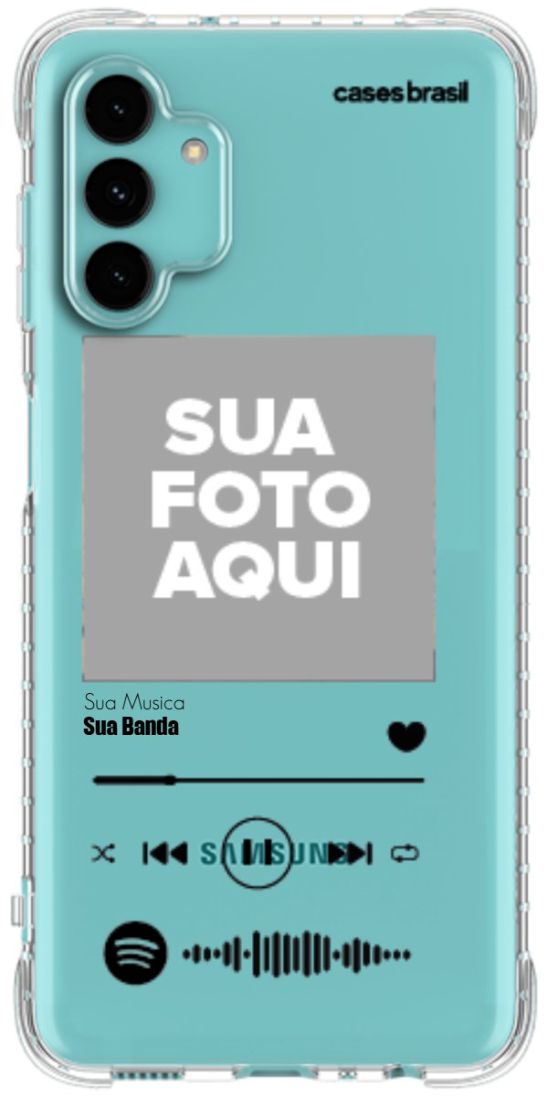 Capinha para Celular Polaroid com Sua Música