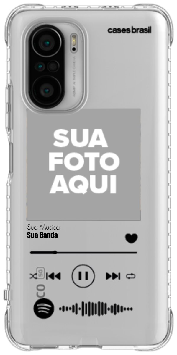 Capinha para Celular Polaroid com Sua Música