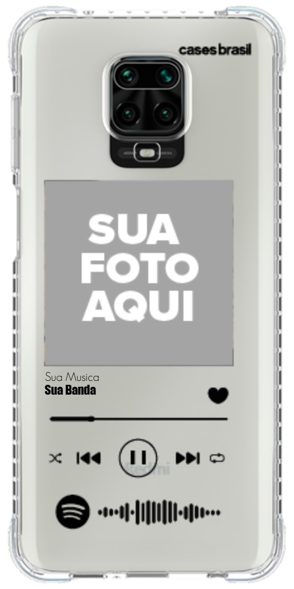 Capinha para Celular Polaroid com Sua Música