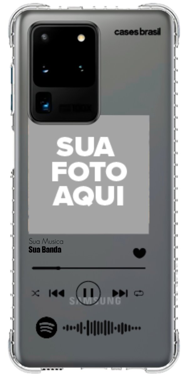 Capinha para Celular Polaroid com Sua Música