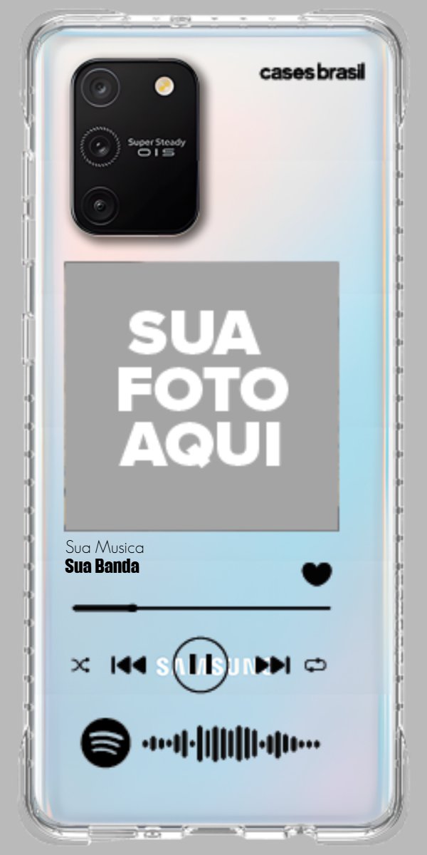 Capinha para Celular Polaroid com Sua Música