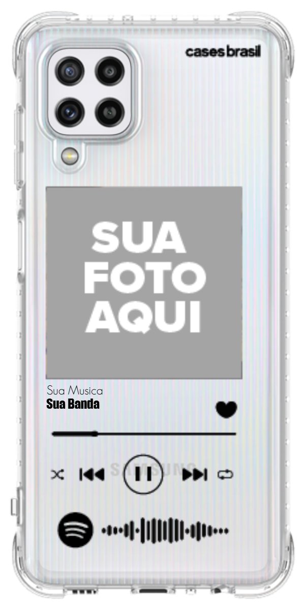Capinha para Celular Polaroid com Sua Música