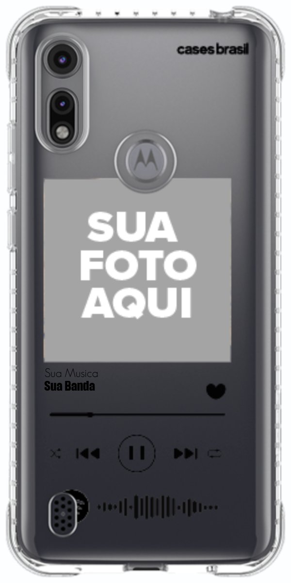 Capinha para Celular Polaroid com Sua Música