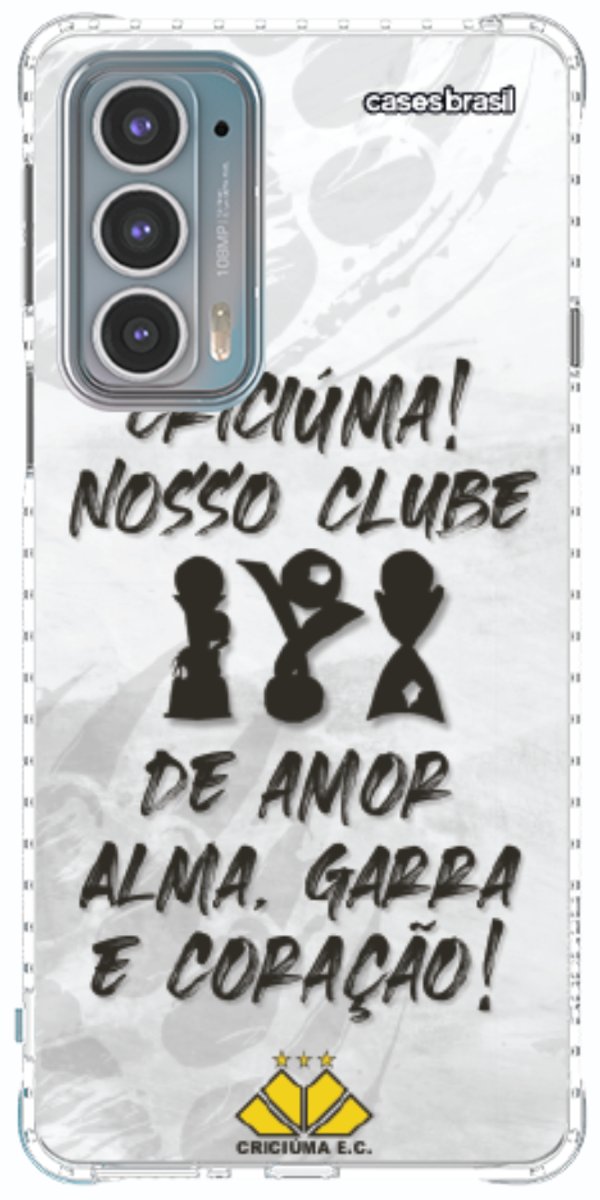 Capinha para Celular Crciúma Estampa Oficial 09