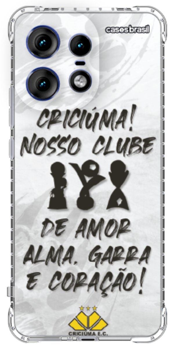 Capinha para Celular Crciúma Estampa Oficial 09