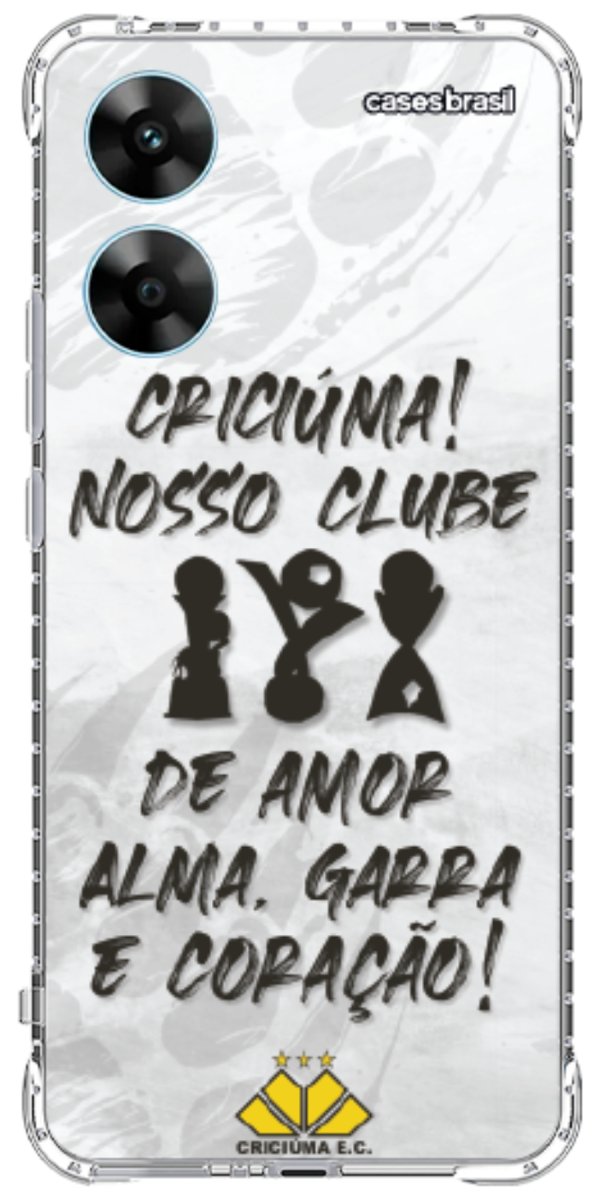 Capinha para Celular Crciúma Estampa Oficial 09