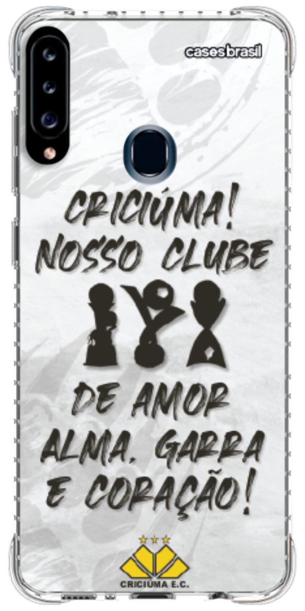Capinha para Celular Crciúma Estampa Oficial 09