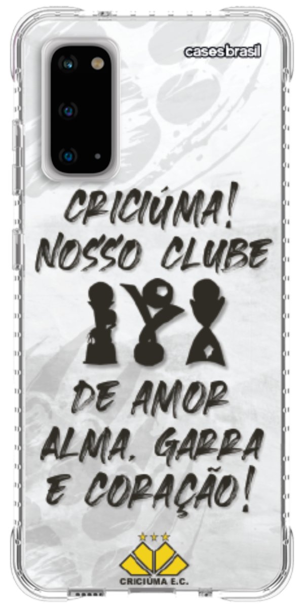 Capinha para Celular Crciúma Estampa Oficial 09