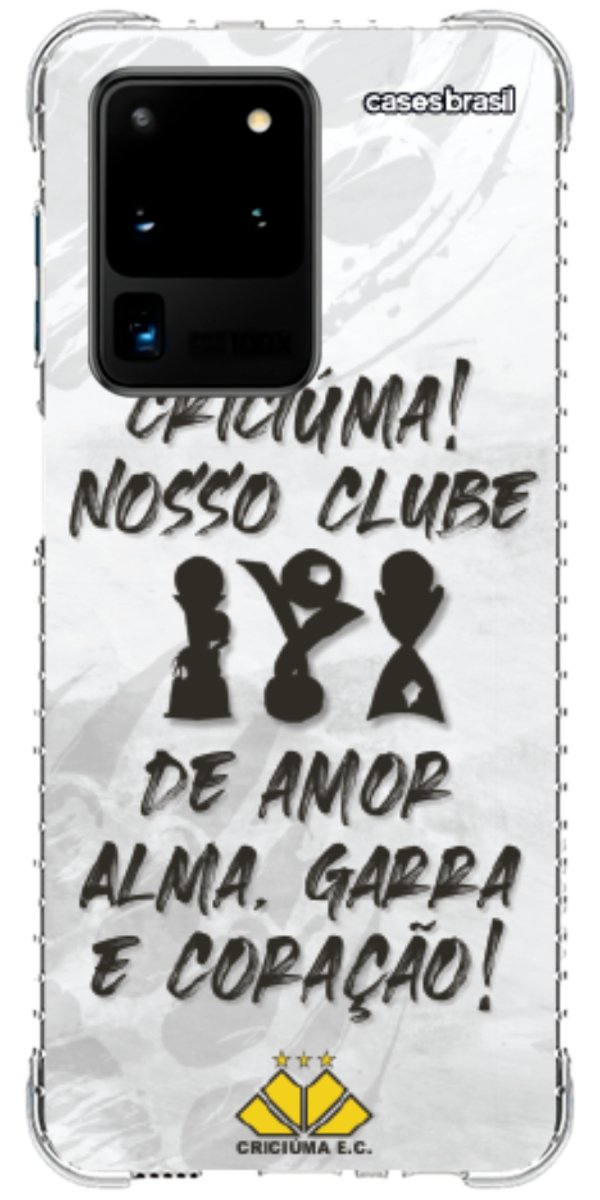 Capinha para Celular Crciúma Estampa Oficial 09