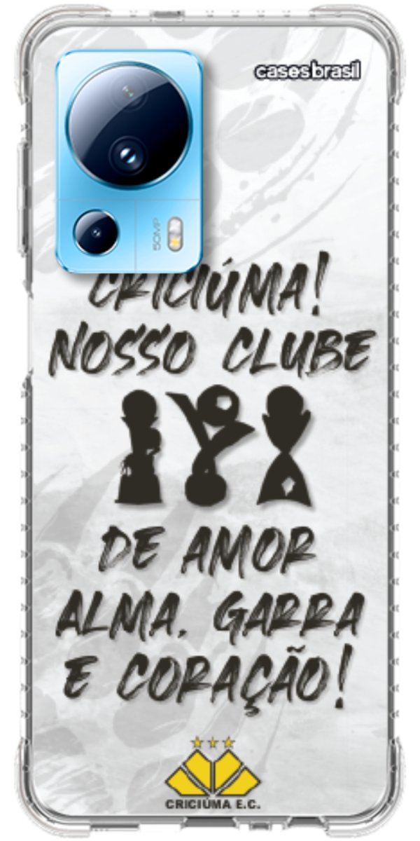 Capinha para Celular Crciúma Estampa Oficial 09