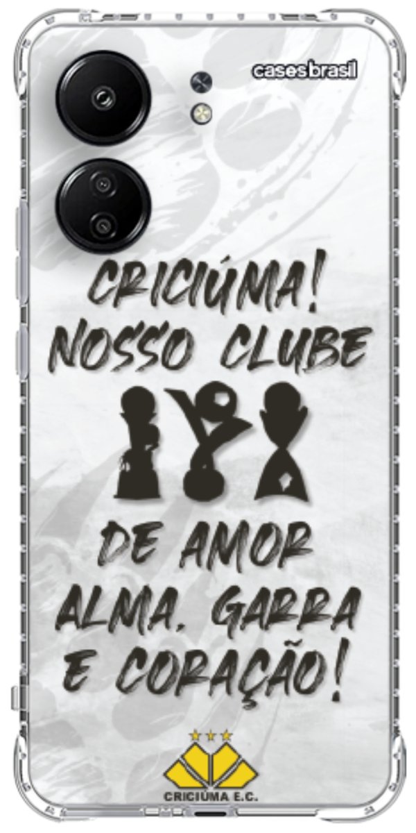 Capinha para Celular Crciúma Estampa Oficial 09