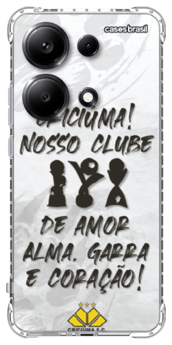 Capinha para Celular Crciúma Estampa Oficial 09