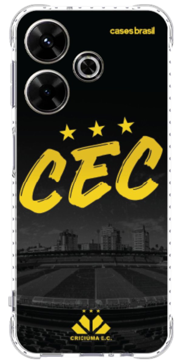 Capinha para Celular Criciúma Estampa Oficial 10