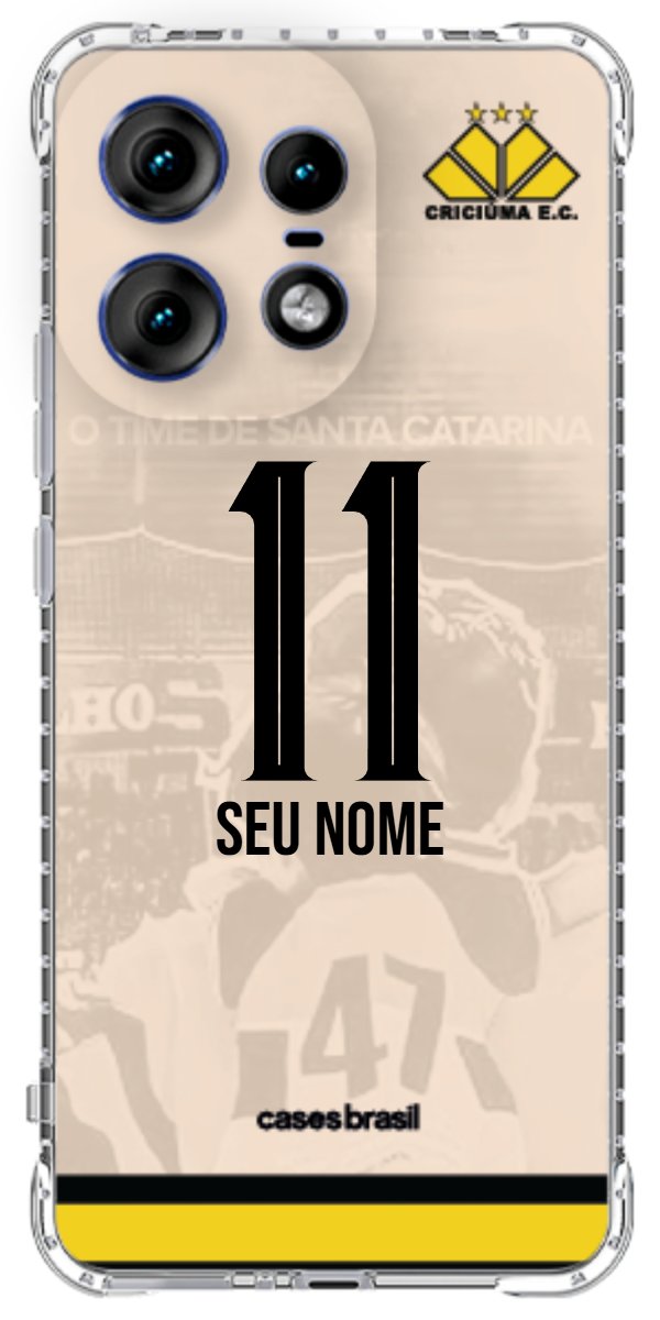 Capinha para celular Criciúma Estampa Oficial 13
