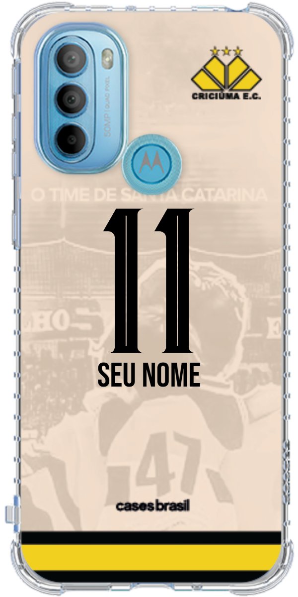 Capinha para celular Criciúma Estampa Oficial 13