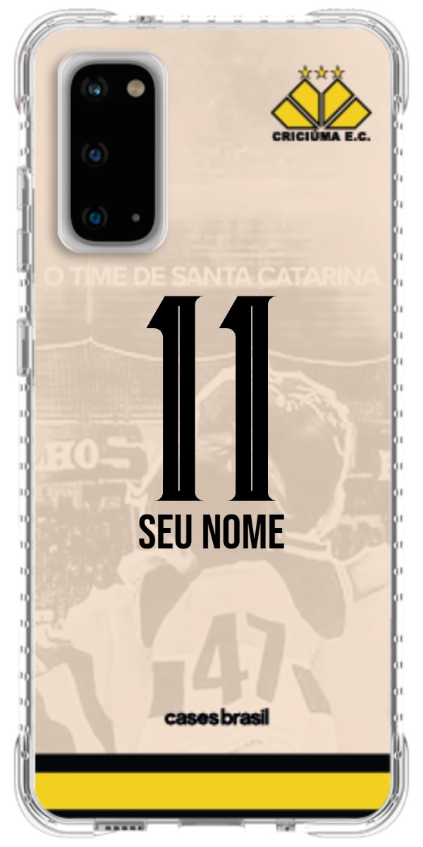 Capinha para celular Criciúma Estampa Oficial 13