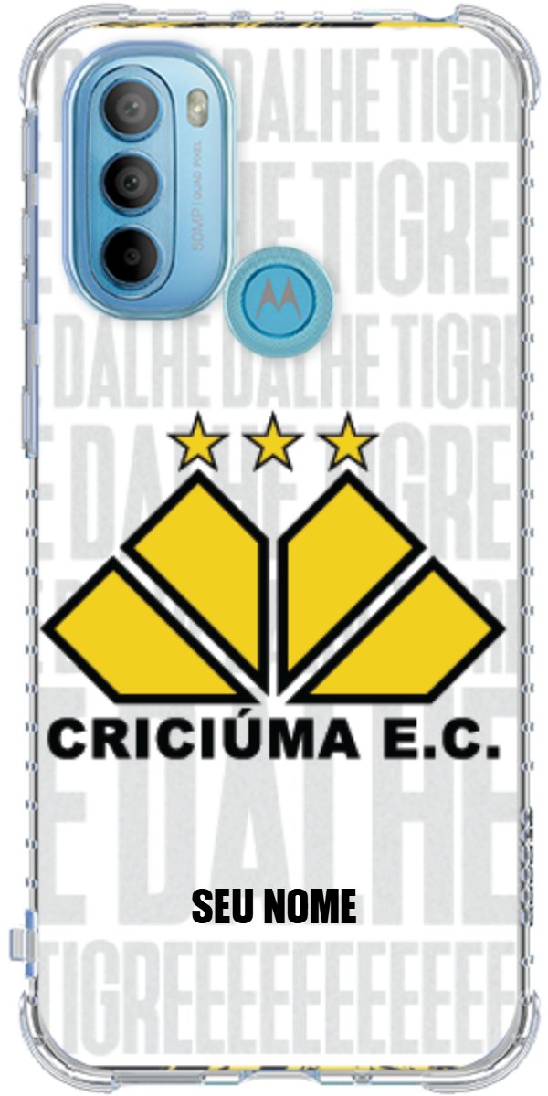 Capinha para Celular Criciúma Estampa Oficial 19