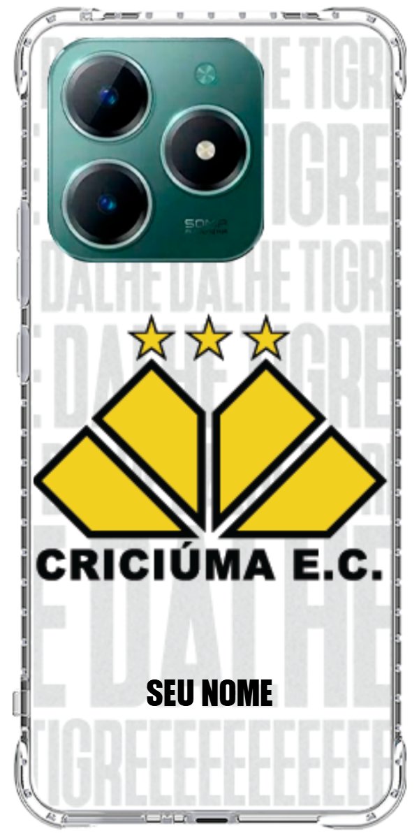 Capinha para Celular Criciúma Estampa Oficial 19