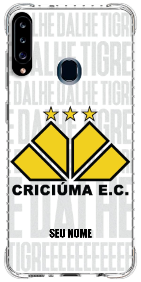 Capinha para Celular Criciúma Estampa Oficial 19
