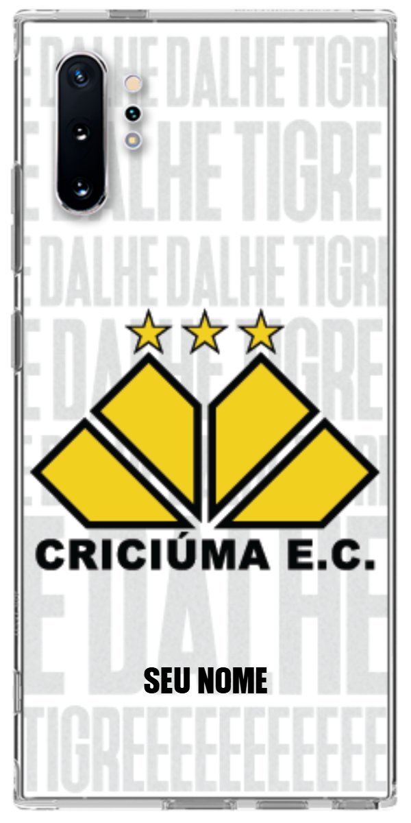 Capinha para Celular Criciúma Estampa Oficial 19