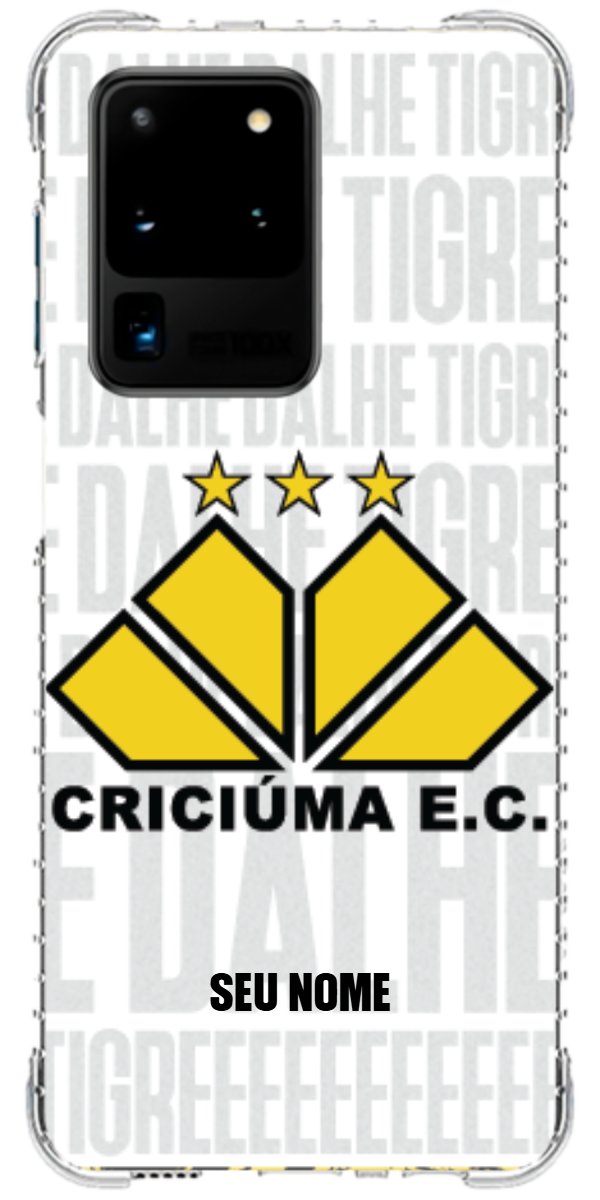 Capinha para Celular Criciúma Estampa Oficial 19