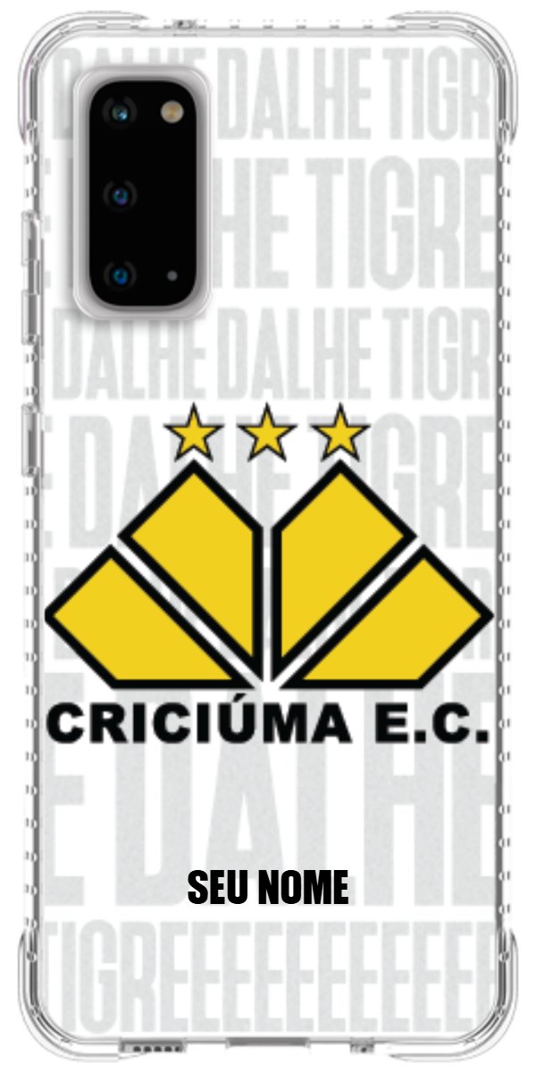 Capinha para Celular Criciúma Estampa Oficial 19