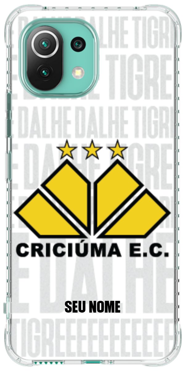 Capinha para Celular Criciúma Estampa Oficial 19