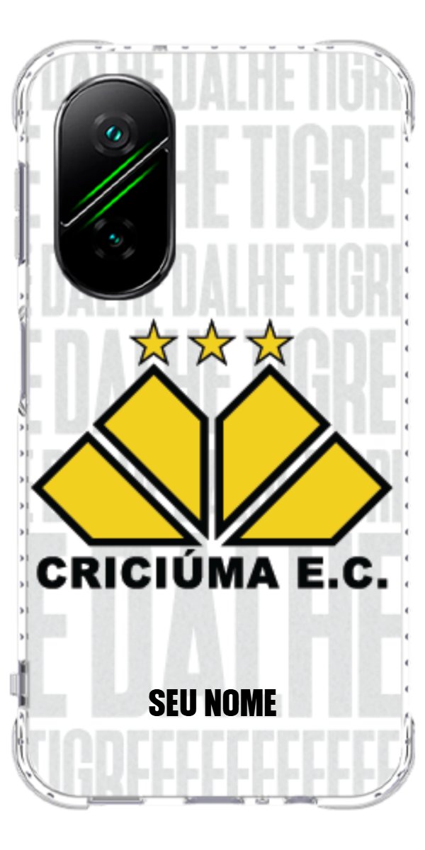Capinha para Celular Criciúma Estampa Oficial 19