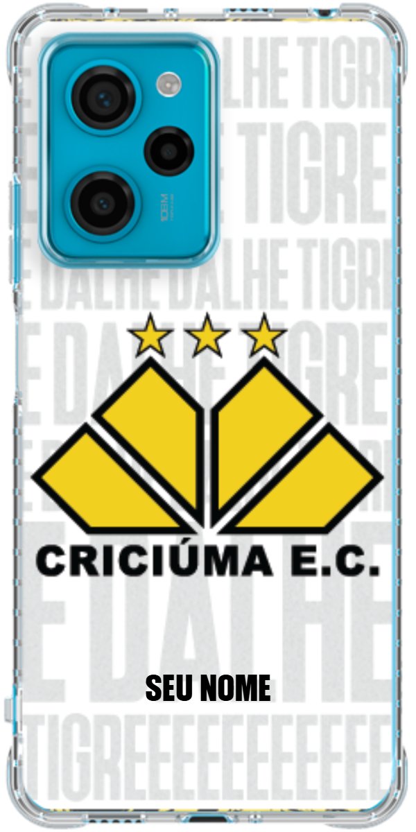Capinha para Celular Criciúma Estampa Oficial 19