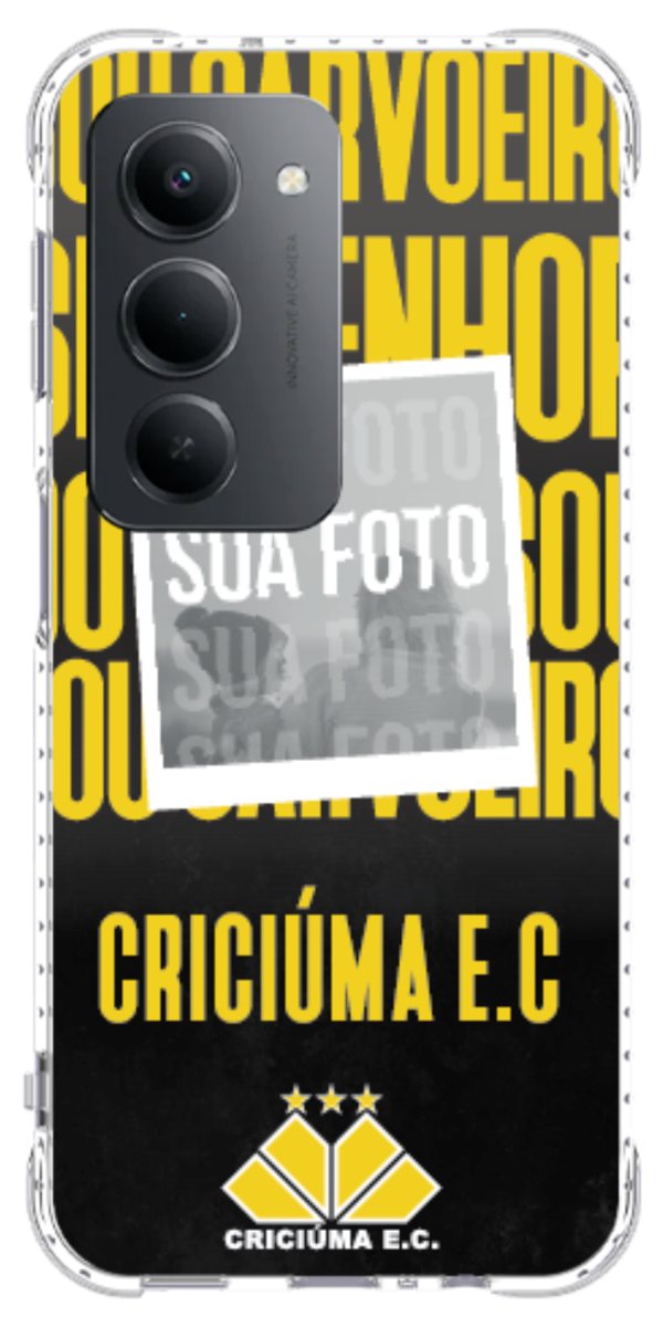 Capinha para Celular Crciúma Estampa Oficial 19