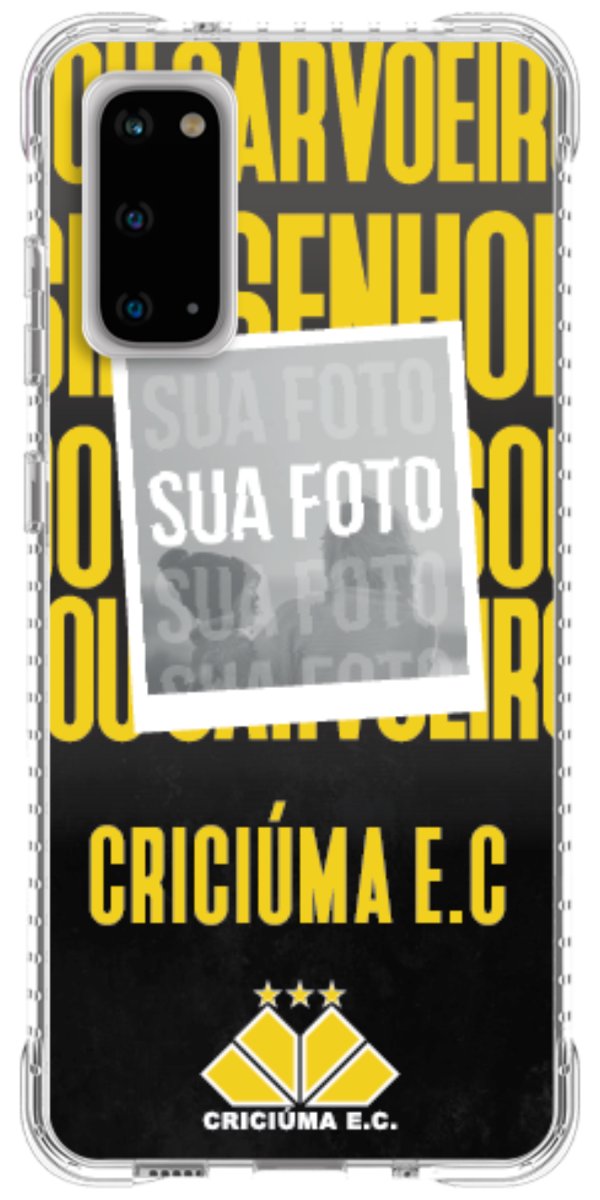 Capinha para Celular Crciúma Estampa Oficial 19