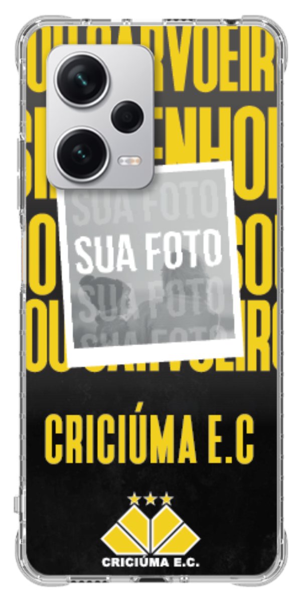 Capinha para Celular Crciúma Estampa Oficial 19