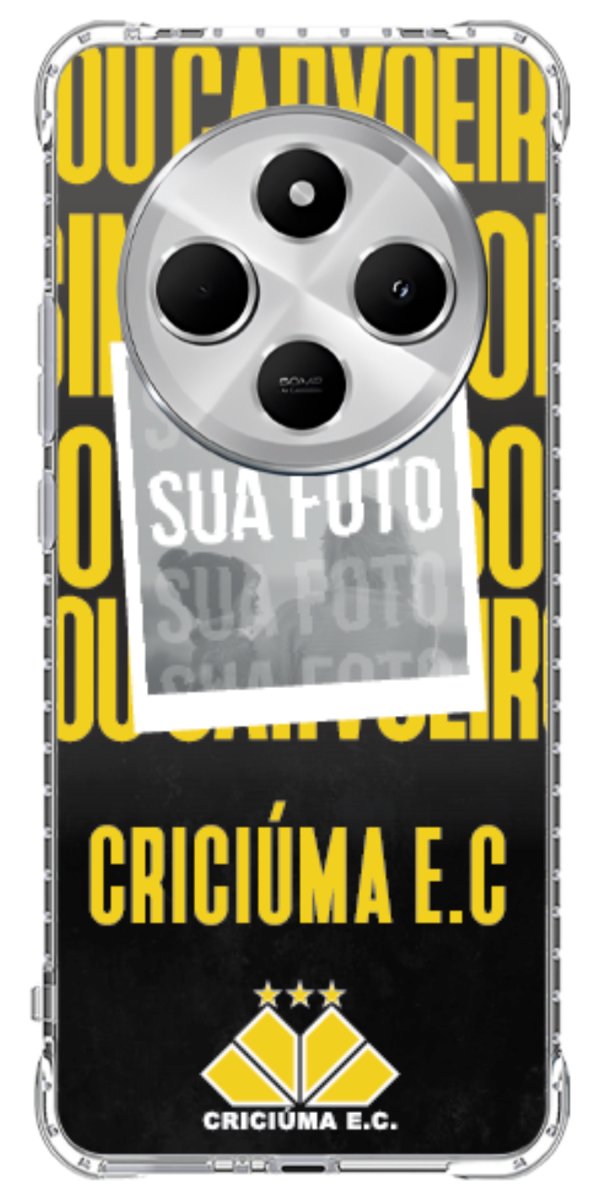 Capinha para Celular Crciúma Estampa Oficial 19