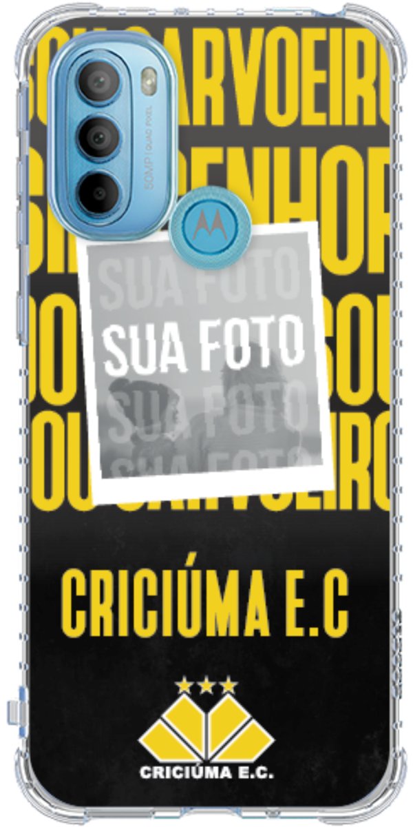 Capinha para Celular Crciúma Estampa Oficial 19