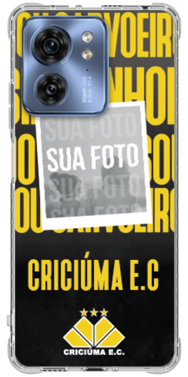 Capinha para Celular Crciúma Estampa Oficial 19