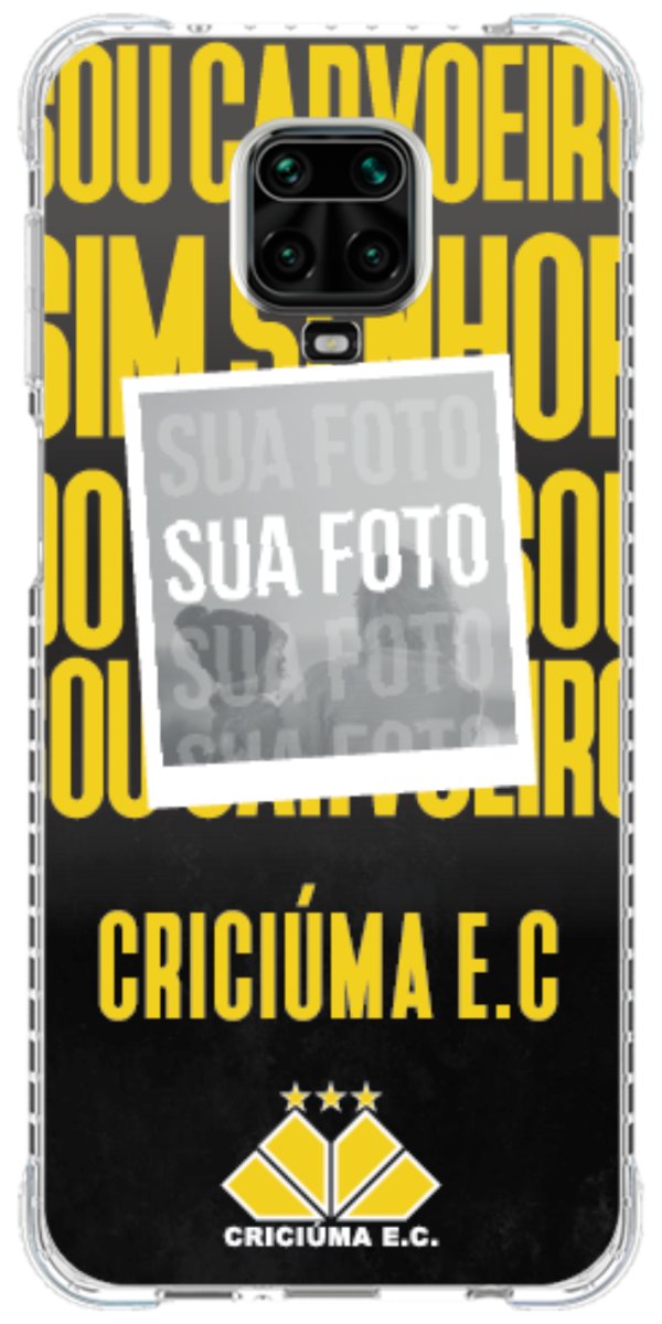 Capinha para Celular Crciúma Estampa Oficial 19