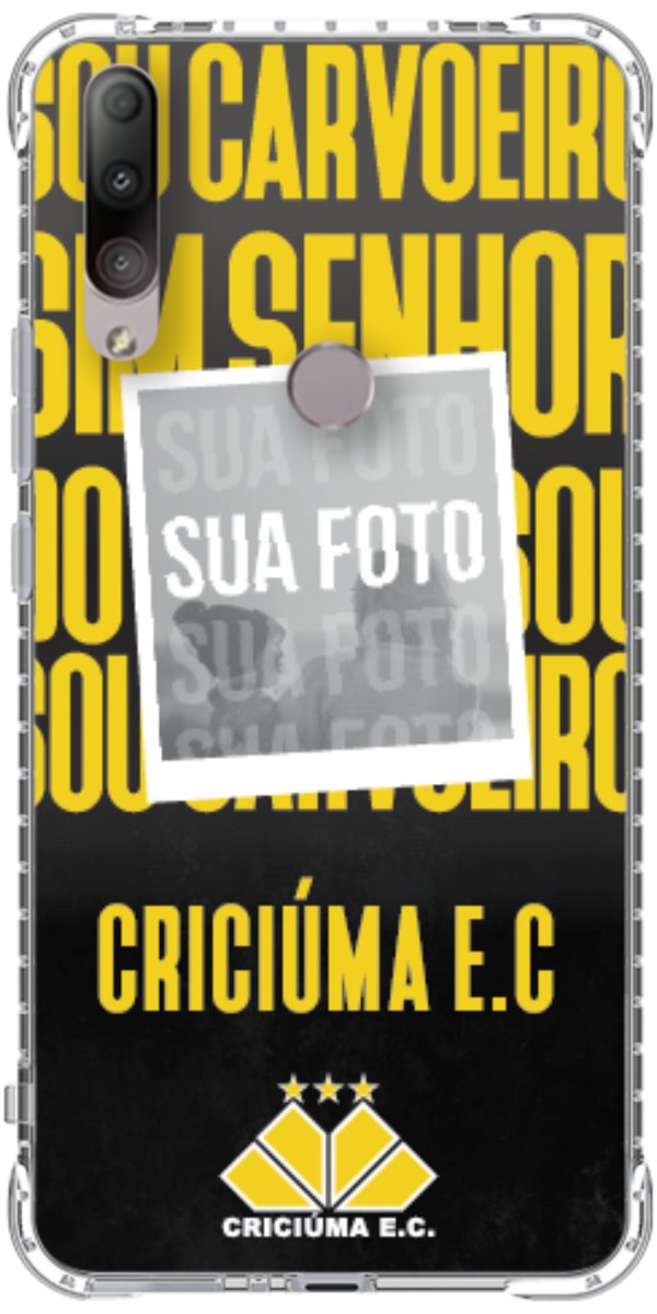 Capinha para Celular Crciúma Estampa Oficial 19