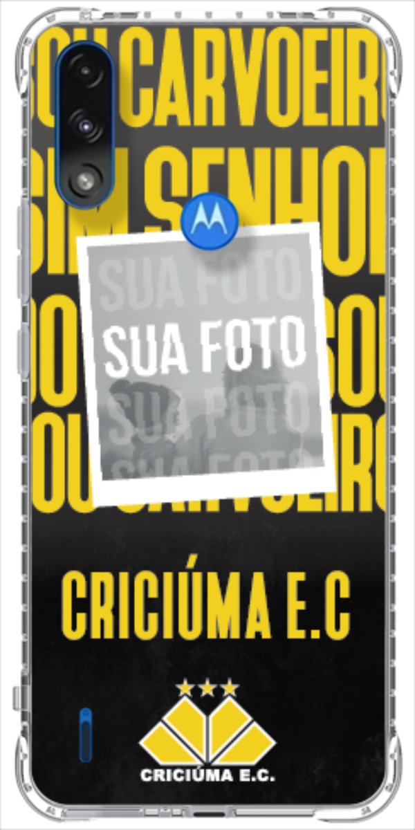 Capinha para Celular Crciúma Estampa Oficial 19